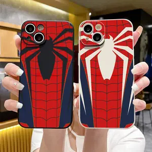 Cool Man Spider Pattern Phone Case for IPhone 16/15/14/13/12/11/Plus/Pro/Pro Max series