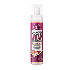 Fragrance-Free Olive & Avocado Haircare Moisturizer, Next Image Locking Foam Wrap Mousse, 8 oz.