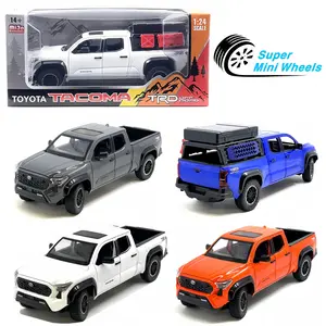 MiJo Exclusives 1:24 2024 Toyota Tacoma TRD Off-Road Edition with Accessories - Diecast Model Car
