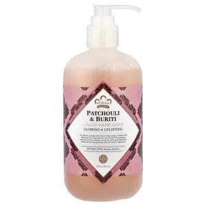 Nubian Heritage Liquid Hand Soap, Patchouli & Buriti, 12 fl oz (355 ml)