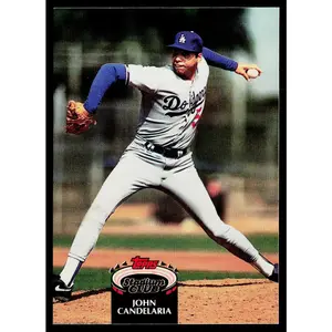 John Candelaria 1992 Stadium Club #164 Los Angeles Dodgers
