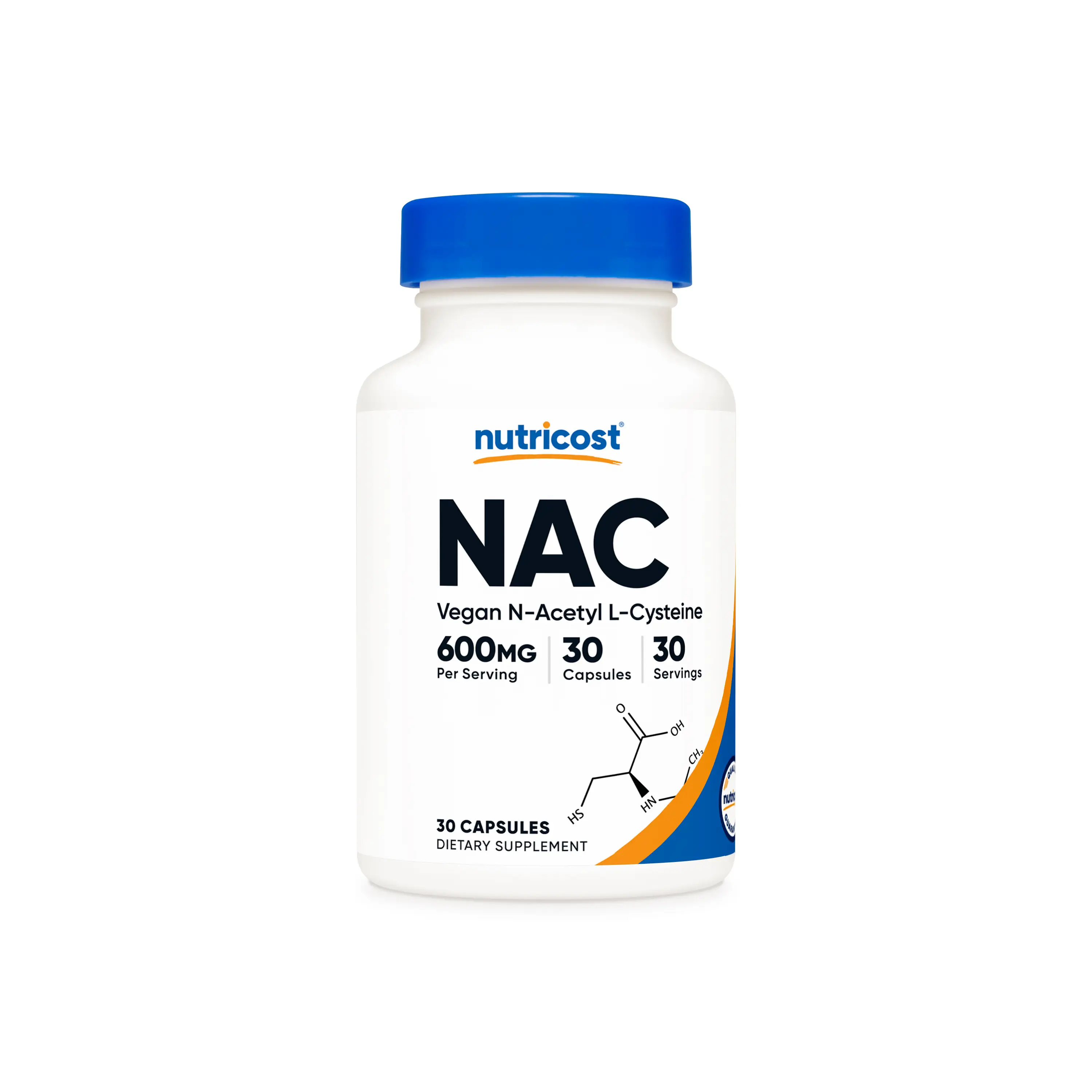Nutricost N-Acetyl L-Cysteine (NAC) Supplement Capsules