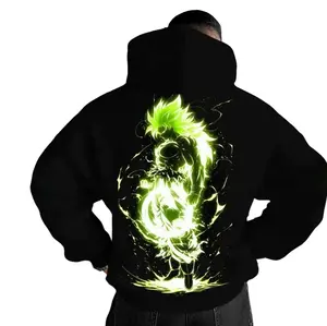 Unisex Dragon Anime Graphic Streetwear Vintage Hoodie, Perfect Broly Saiyan V2 Shirt, Anime Lovers Shirt, Streetwear, Gift For Men For Women, Birthday Gift, Trendy Best Gift SS