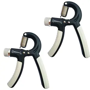 2 Pack Adjustable Hand Grip Strengthener 5-30kg with Number Counter, Strength Trainer for Kid Boys Girls Teenager Forearm Finger Wrist Gripper Exerciser Workout