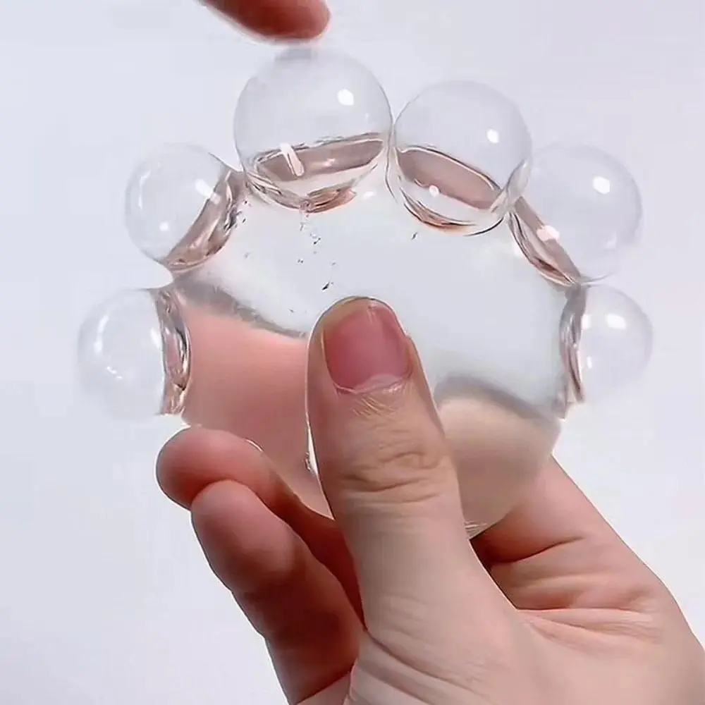 Squishy Bubble Pop Fidget Toy, Squeeze Sensory Ball & Octopus Popper, Anti-Anxiety Toy for Adults Kids, ASMR Fun Party Gift
