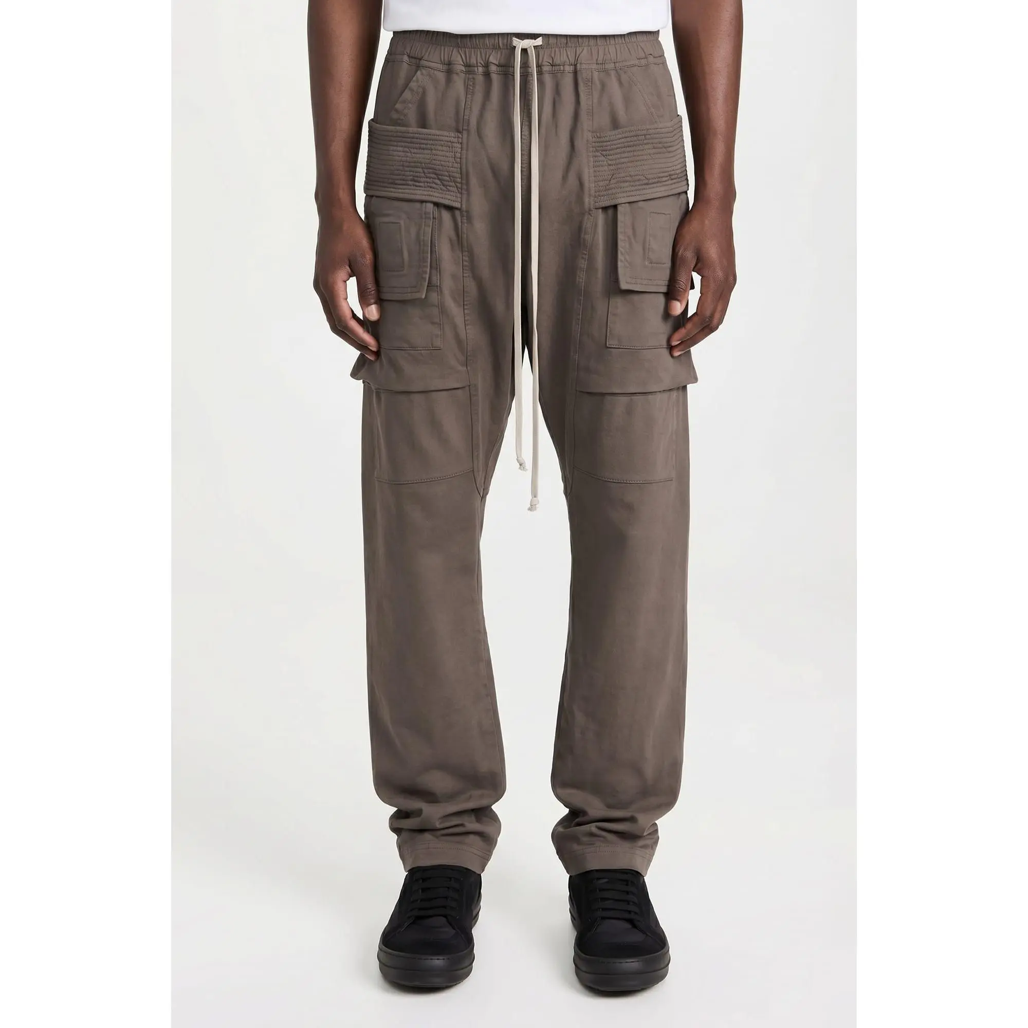 Rick Owens DRKSHDW Creatch Drawstring Cargo in Dust