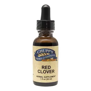 Chupp's Herb Company Red Clover Herbal Supplement 1 fl oz 30 ml Natural Remedy with Red Clover Properties for Daily Wellness