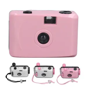 35mm Reusable Film Camera with Waterproof Case for Snorkeling & Travel, 1/100s Shutter Speed & F/9 Aperture, 28MM Lens for Vintage Style Photography