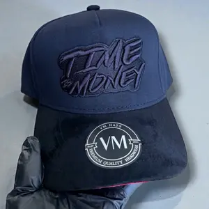 Hat - Time is Money SnapBack Suede visor Hat - Time is Money SnapBack Suede visor