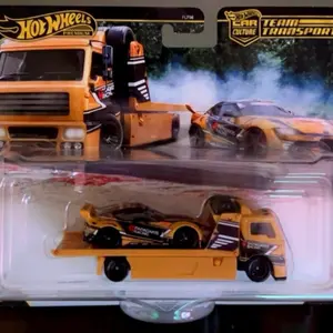 Hot Wheels Premium Team Transport '20 TOYOTA SUPRA + Transporter Sealed Collectible Diecast Model Car Set