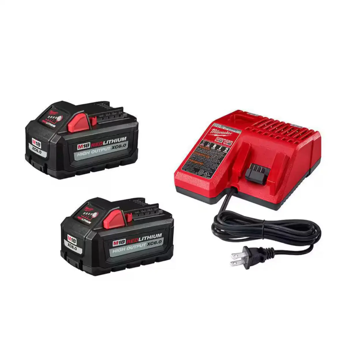 Milwaukee M18™ HIGH OUTPUT™ Starter Kit with Two 6.0 Ah Batteries and Charger