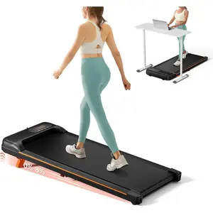 Walking Pad, Under Desk Treadmill with Incline for Home Office 2.5HP Portable Walking Treadmill with 280 Lbs Weight Capacity Walking Machine, Remote Control, LED Display design umay gym