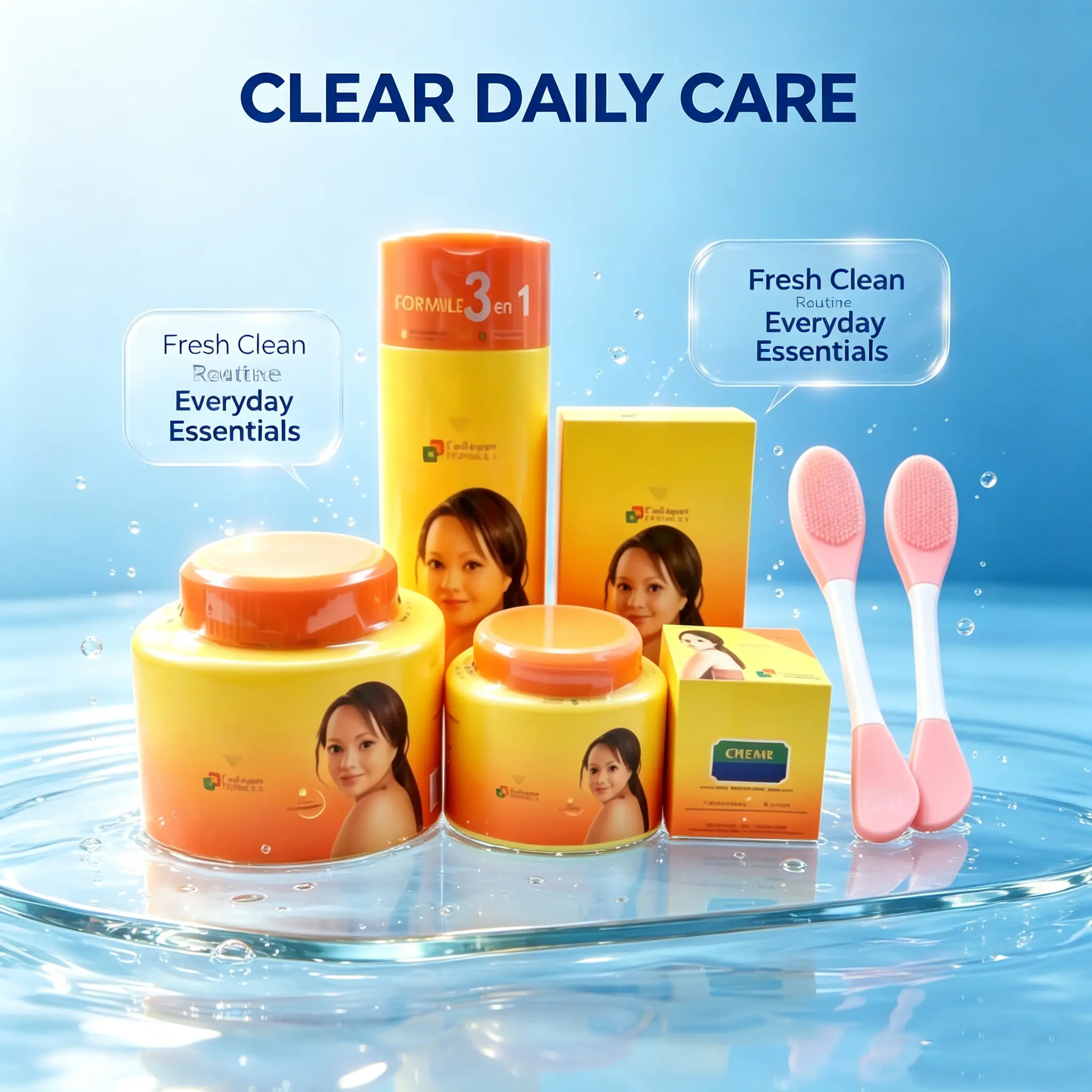 Carotone Moisturizing Hydrating Body Care Set,5-Piece Beauty & Personal Care Bath Bundle,Moisturizer
