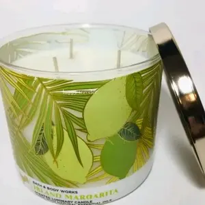 White Barn Bath and Body Works Island Margarita 3 Wick Scented Candle 14.5 Ounce  White Barn Bath and Body Works Island Margarita 3 Wick Scented Candle 14.5 Ounce