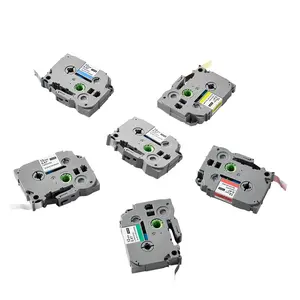 Label Maker Tape, 6 Pack, 0.47 in / 12 mm Colored Label Maker Refills Compatible for Various Types of Brother P-Touch, Replacement for Letra Tag TZe-131 TZe-231 TZe-431 TZe-531 TZe-631 TZe-731