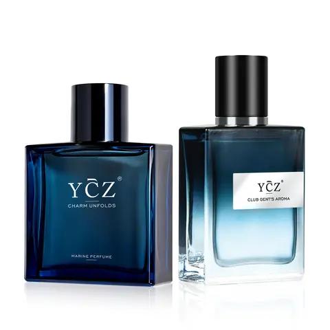[YCZ] Men's Fragrance Duo | 2 × 50 mL | Midnight Marine Perfume & Club Gent's Aroma | Fresh Men's Scents | Long-Lasting for Dates, Parties & Everyday Wear, From Quiet Confidence to Nightlife Energy
