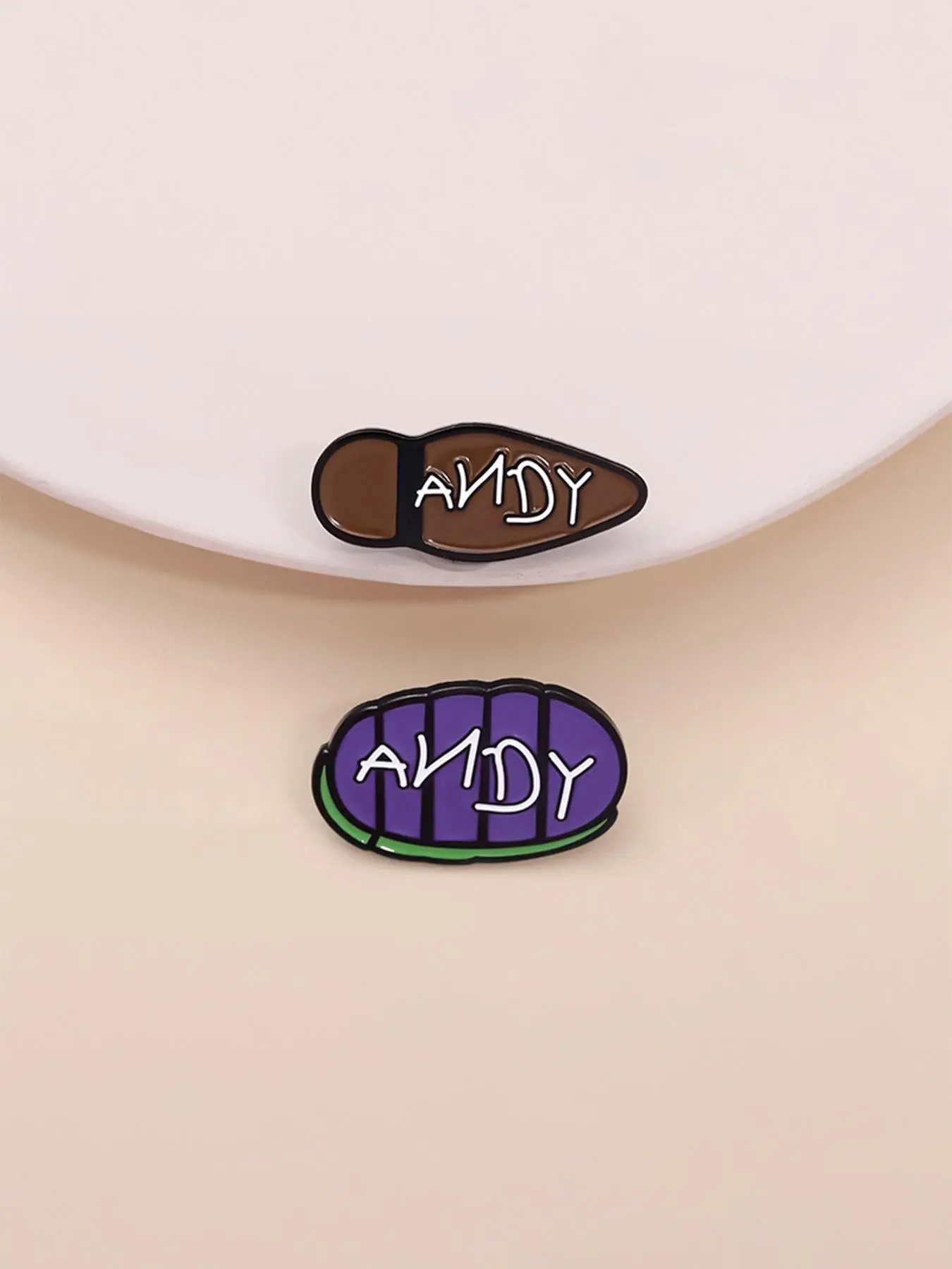 Cartoon & Letter Design Brooch, Cute Enamel Pin, Alloy Brooch Pin for Backpacks, Jeans, Scarves, Hats Decoration, Hat Clip, Fashion Accessories for Men & Women, Hat Pins