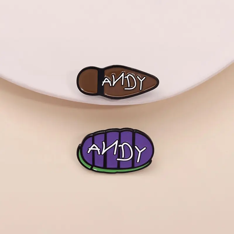Cartoon & Letter Design Brooch, Cute Enamel Pin, Alloy Brooch Pin for Backpacks, Jeans, Scarves, Hats Decoration, Hat Clip, Fashion Accessories for Men & Women, Hat Pins