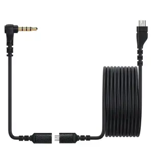 Replacement Audio  Cord, Compatible for  Arctis 3 /Arctis 5/ Arctis 7 /Arctis Pro Gaming Headphones with Male to 3.5mm Female  Adapter (with 3.5mm Converter, Black)
