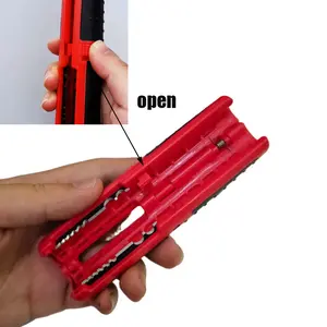 Pen-Style Cable Stripper - Multifunctional Wire Stripping Tool for Ethernet/LAN, Coaxial, Power Cables with Kitchen Faucet Wrench