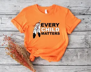 BLACKLYLY Orange Day Shirt Every Child Matters T-Shirt Every Child Matters Shirt, Orange Day Shirt, Every Child Matters Sweatshirt, Awareness for Indigenous, Orange Day Gift, Indigenous Education T-Shirt - Unisex Cotton Tee Shirt Top