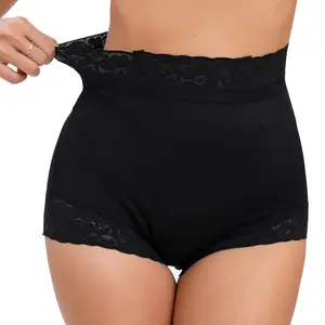 High Waisted Shapewear Underwear Tummy Control Butt Lifter Panties Seamless Silicone Buttock Enhancer Shapewear Slip Forever Foxy Snatched Fajas Body Shaper Spring Dress Wedding Guest Postpartum Firm Compression Invisible Briefs