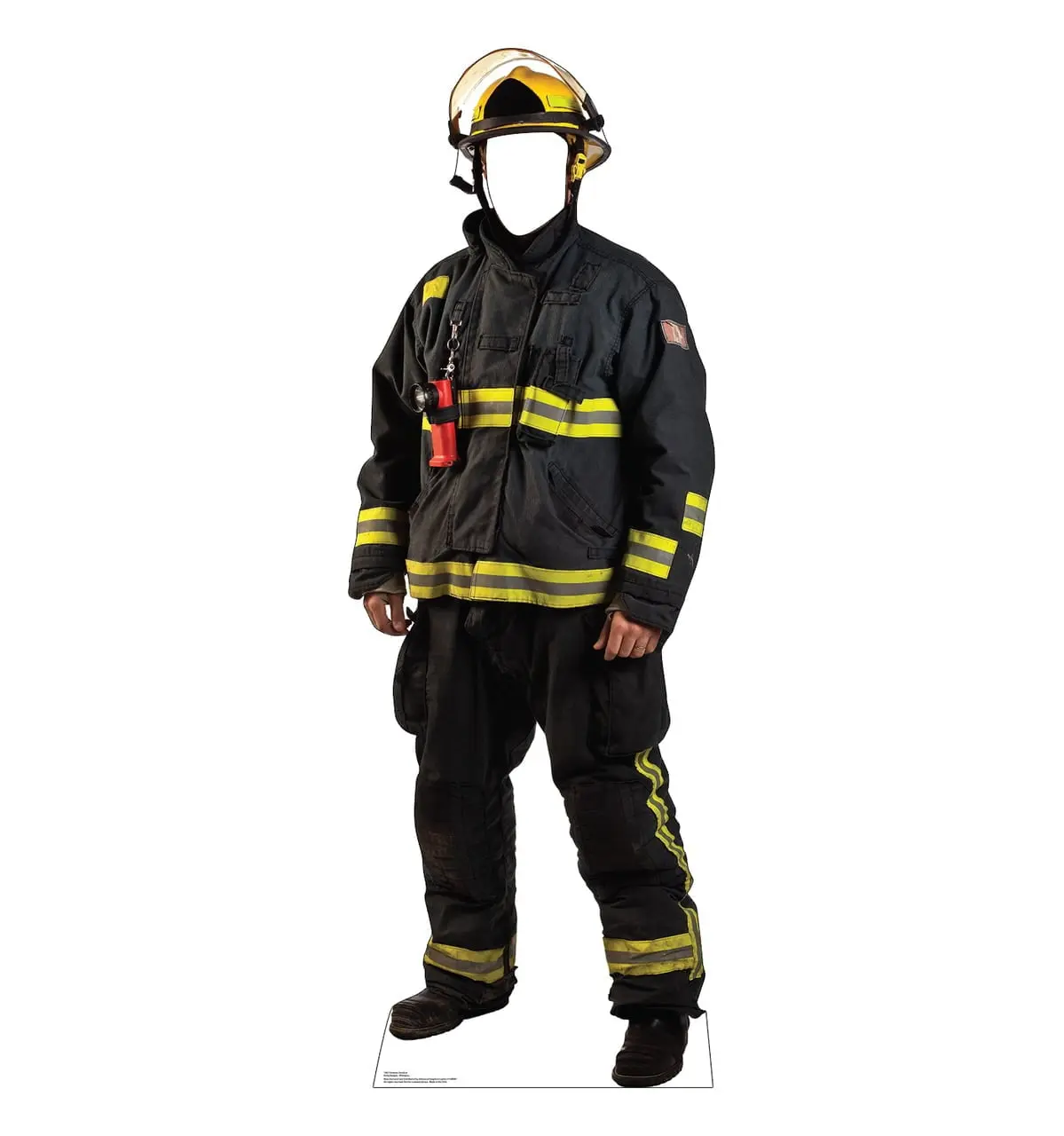 Advanced Graphics Fireman Cardboard Standup, 74x27 in. Standin, Home Decor Cardboard Cutout for Home Supplies