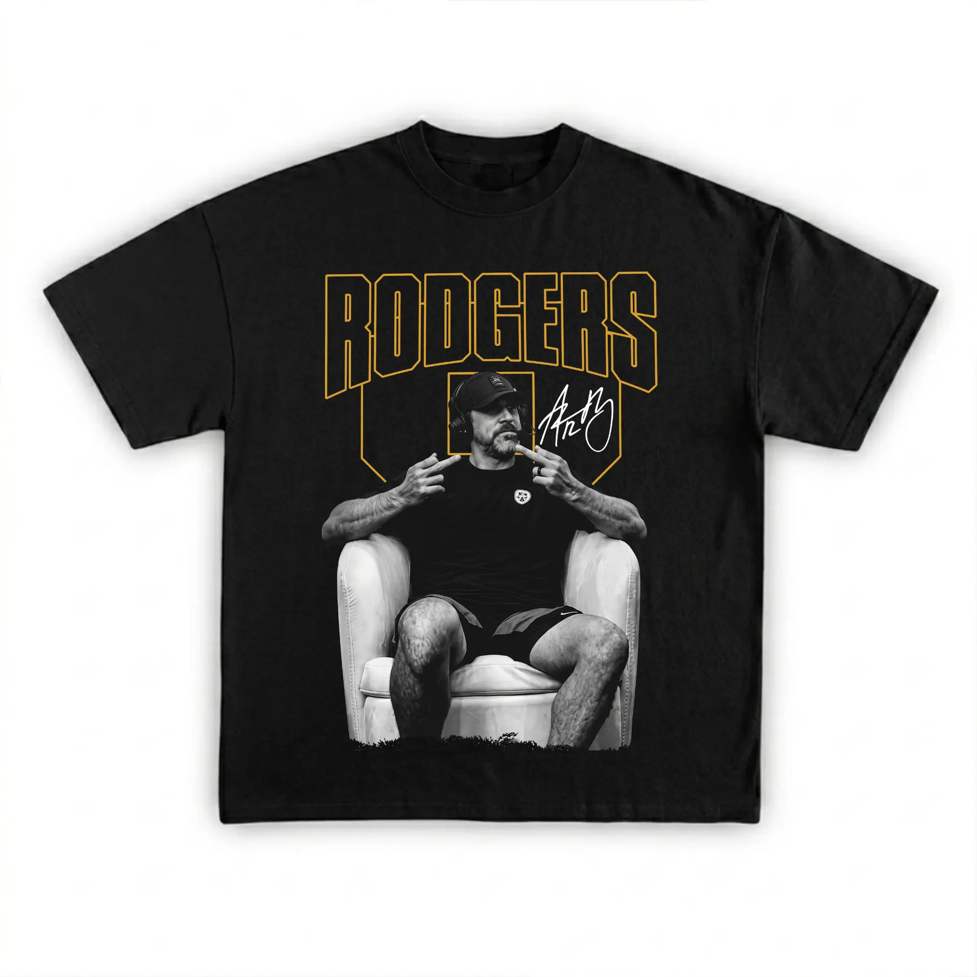 Rodgers 8 Middle Finger Football Ver2 T-Shirt, Graphic Pittburghs Tee, Unisex Sport Shirt, Gift For Fans