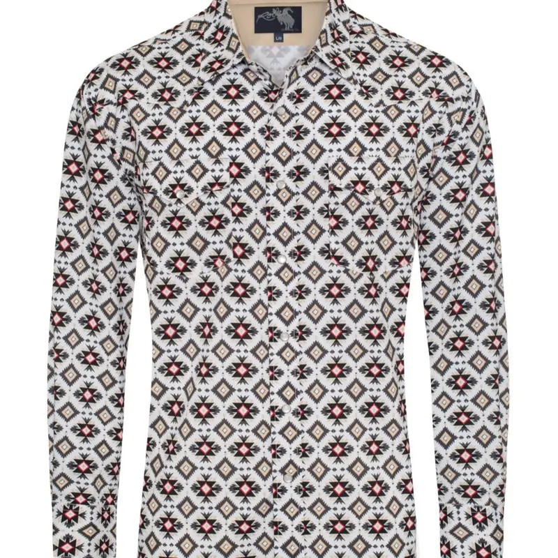 Men's Western Pearl Snap long sleeve shirt