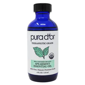 Spearmint Essential Oil - USDA Organic, 100% Pure, Natural, Therapeutic Grade 4 oz