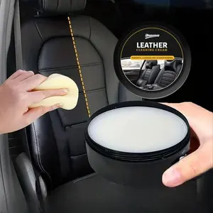 Car Leather Cleaning Cream, Multifunctional Car Leather Care Cream, Suitable for Car Seat, Leather Bag, Handbag, Clothes, Shoes