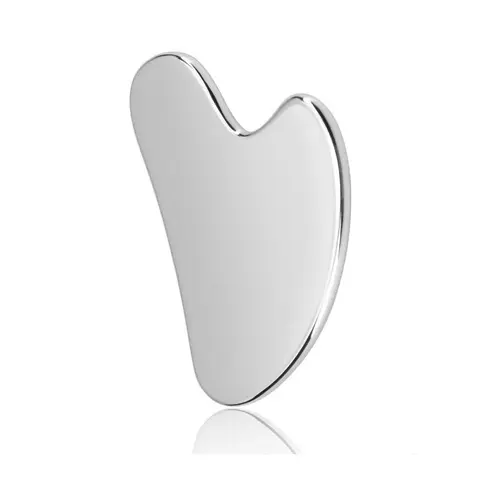 Stainless Steel Gua Sha Scraper Massager, Face Neck Body Guasha Massage Tool, Facial Skin Care Guasha Board, Face Massager, Facial Beauty Instrument, Facial Care Tools, Facial Beauty Massagers, Beauty Equipment