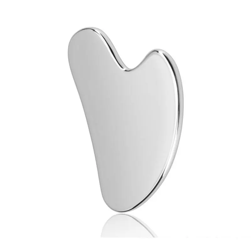 Stainless Steel Gua Sha Scraper Massager, Face Neck Body Guasha Massage Tool, Facial Skin Care Guasha Board, Face Massager, Facial Beauty Instrument, Facial Care Tools, Facial Beauty Massagers, Beauty Equipment