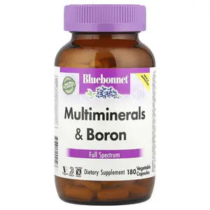 Bluebonnet Nutrition Multiminerals & Boron, 180 Vegetable Capsules