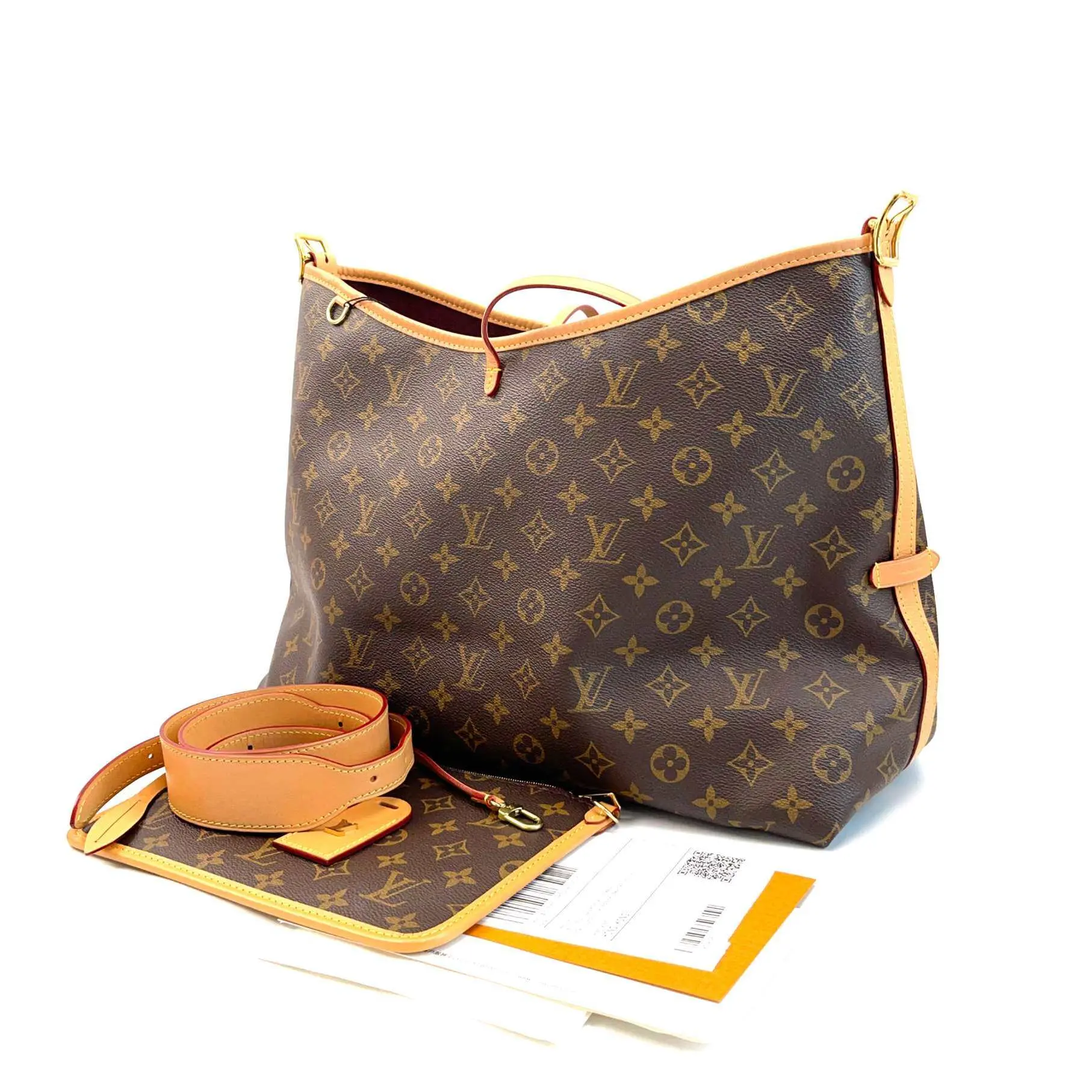 Pre-owned Louis Vuitton Canvas Shoulder bags Monogram Carryall MM JZ00455 Yongzhen