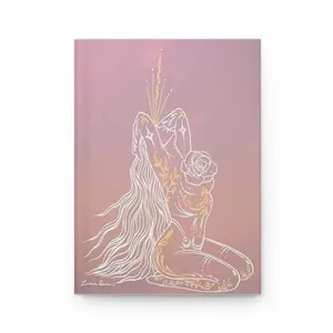 Artistic Hardcover Journal, Spiritual Writing Notebook, Unique Gift for Creatives, Dream Journal, Meditation Notebook