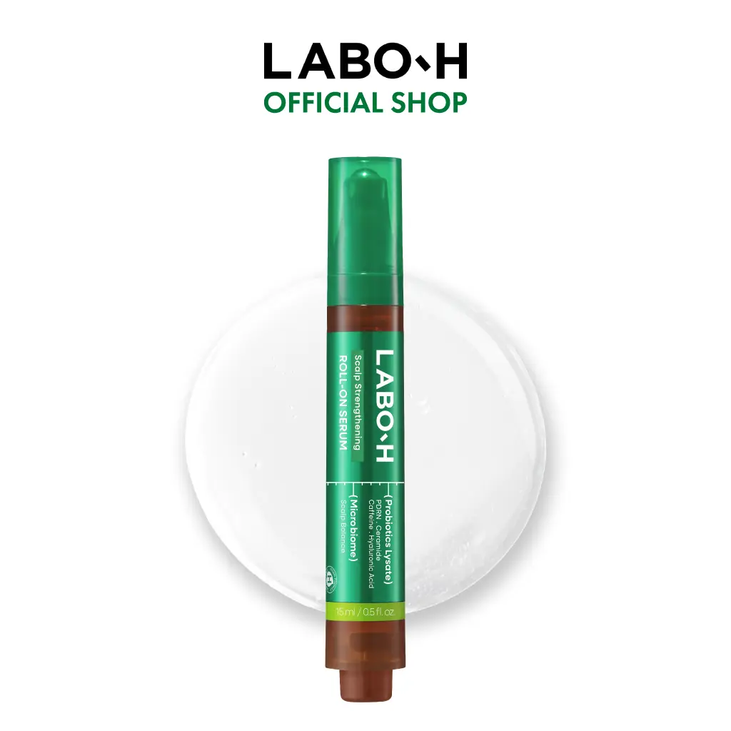 LABO-H Scalp Strengthening Roll-on Serum | PDRN for Hair Growth | Anti-Loss Treatment | Vegan | Korean Haircare