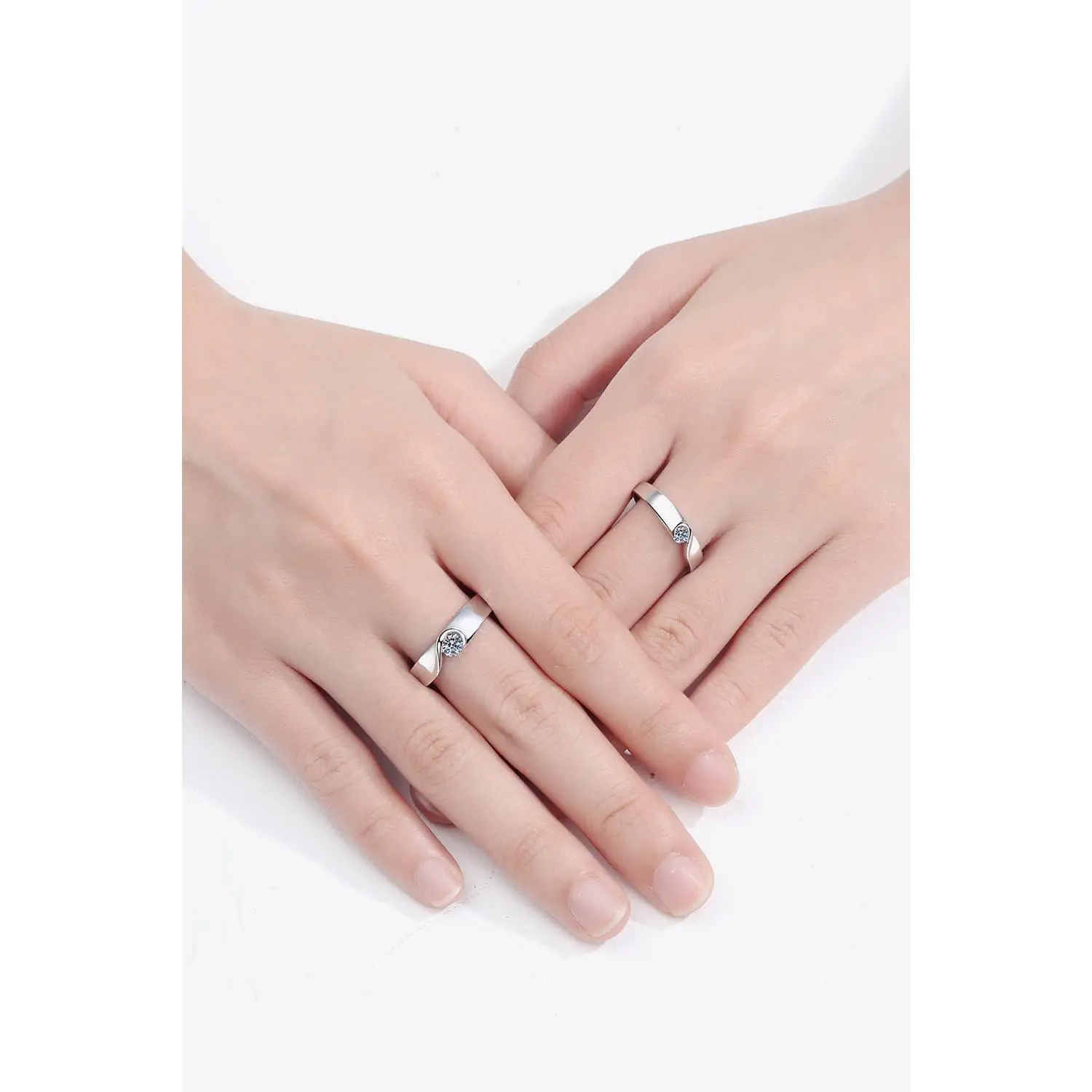 Sparkala™ Rhodium-Plated Inlaid Swirl Ring