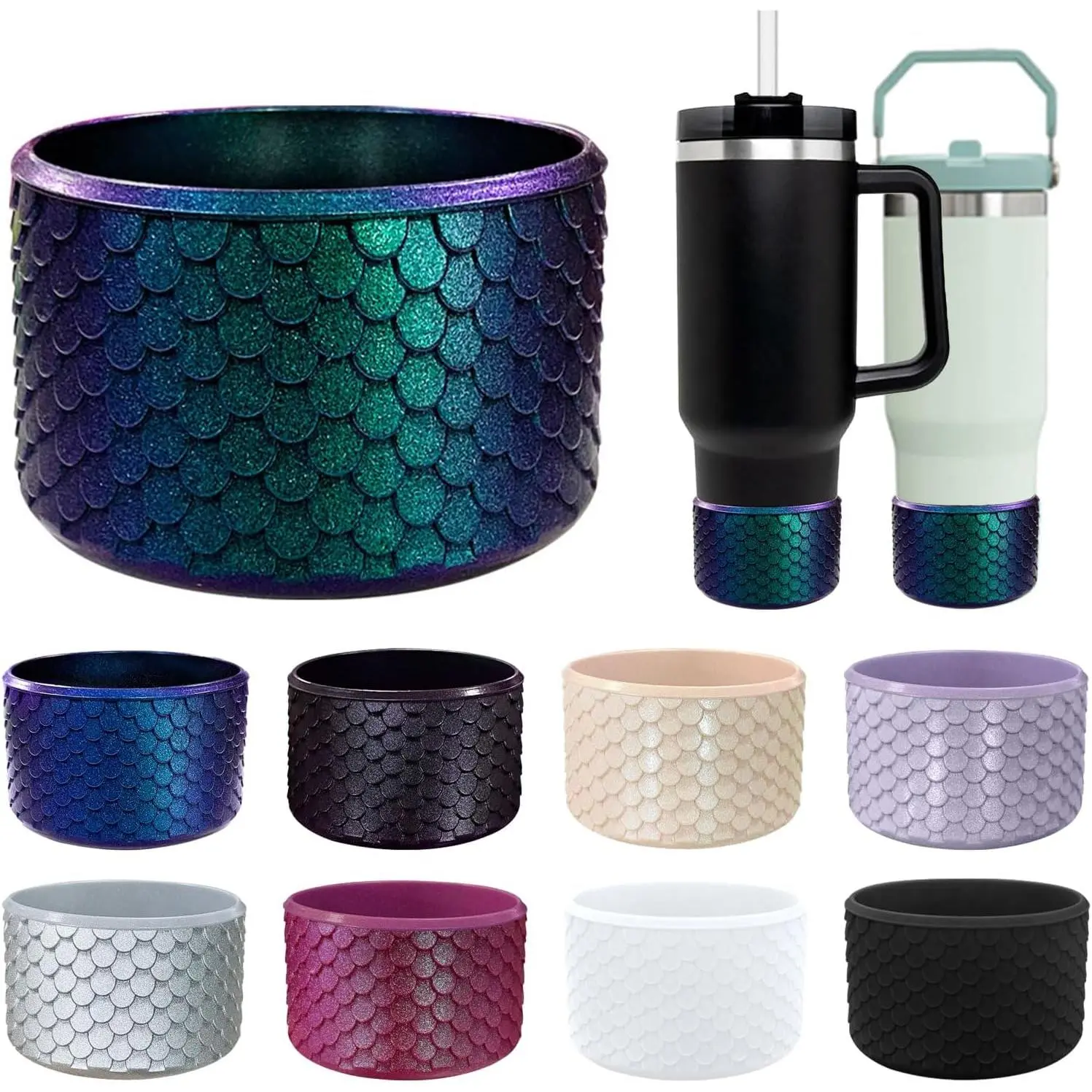 Chameleon Gradient  Boots for 12-24oz Hydroflask  Tumblers, Anti-Slip Cup Bottom Protector Boot for  Cup Accessories