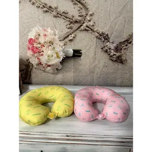 BT21 Baby Tatton Reversible Neck Pillow Tata Nwt-Pink