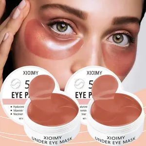 120pcs 5-In-1 Eye Mask Under Eye Patches, Hyaluronic Acid, Niacinamide, Collagen, Vitamin E & C, Intense Moisture, Brighten & Firm Skin, All Skin Types