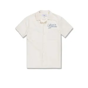 SYIP 'See You in Paradise' Short Sleeve button up (Cream) 2080