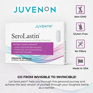 Juvenon SeroLastin - Natural Dietary/Fitness Supplement for Optimum Hormonal Function - Edible Vitamin