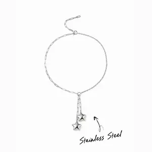 Cider STAINLESS STEEL STAR PENDANT NECKLACE