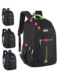 Men's Large Capacity Travel Backpack, Adjustable Straps, Multi-Pocket Business & School Bag, Travel Backpack, Laptop Travel Backpack, Traveler Essentials Backpack