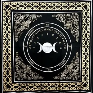 Pendulum Triple Moon Altar Cloth
