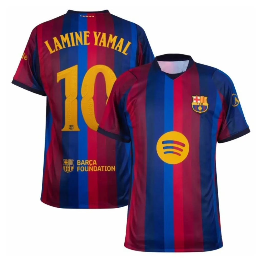 Barcelona Lamine Yamal #10 Home Soccer Jersey 2026-2027 – Men's Lightweight Match Day Football Shirt