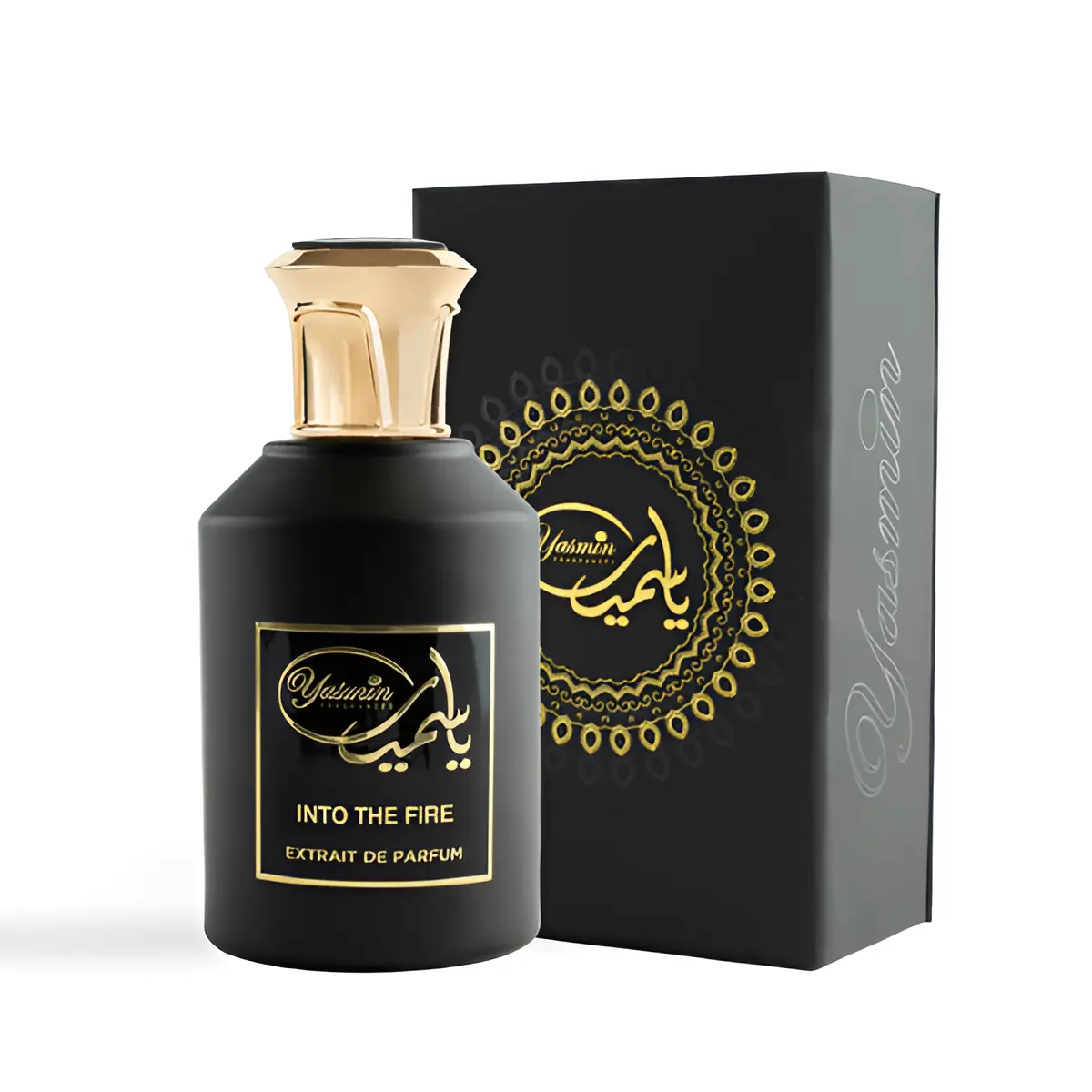 Into The Fire Extrait De Parfum 100ml (3.40 fl/oz) – Long Lasting Luxury Unisex Perfume with Palo Santo, Ebony Wood & Rose | Premium Woody Fragrance for Men & Women