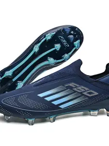 Men's Outdoor Sports Football Shoes, Long Stud Classic Anti-Slip Training Shoes, Comfortable Breathable Professional Soccer Shoes, Football Boots, Soccer Cleats