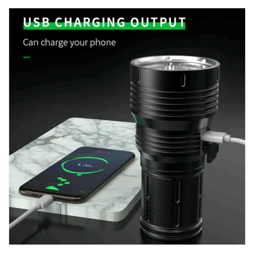 Torch Flashlight 12,000 lumens